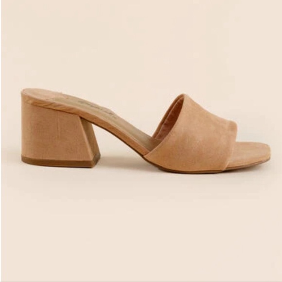 Qupid Shoes - Quipid Chunky Toe Block Heel